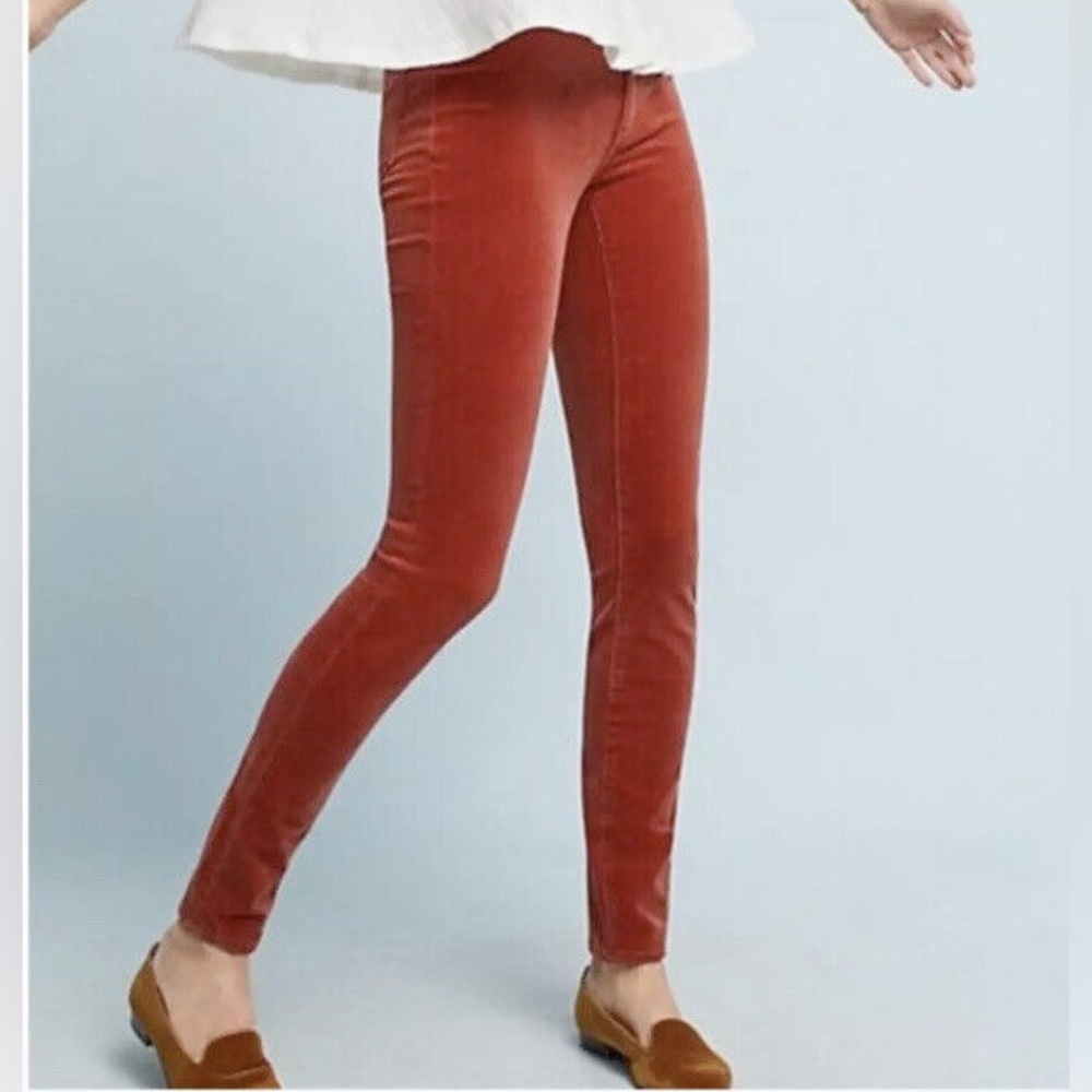 Pilcro and the Letterpress High rise Skinny Cords